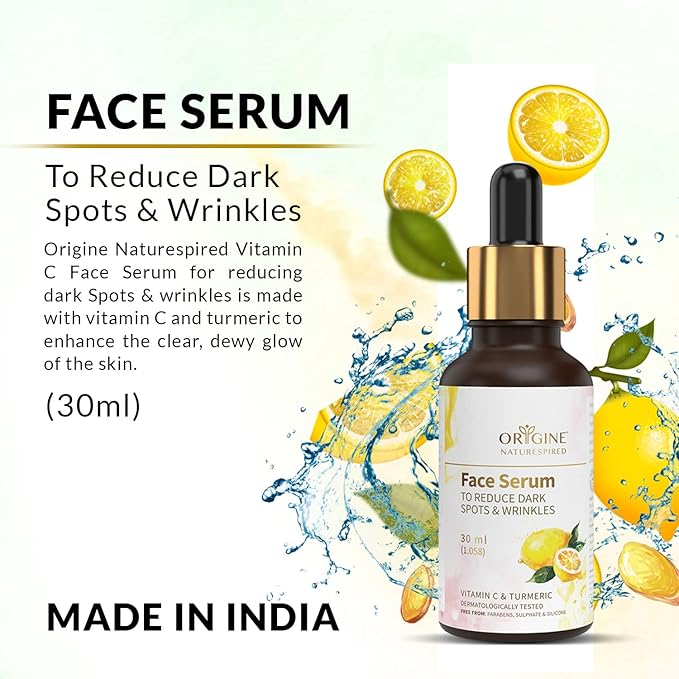 Face Serum to Reduce Dark Spots & Wrinkles | Effective for Skin Brightening & Anti-Aging, 30ml