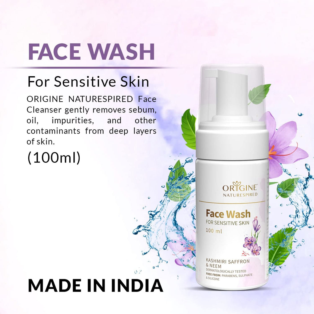 Face Wash For Sensitive Skin | Gentle Care For Sensitive Skin, 100ml