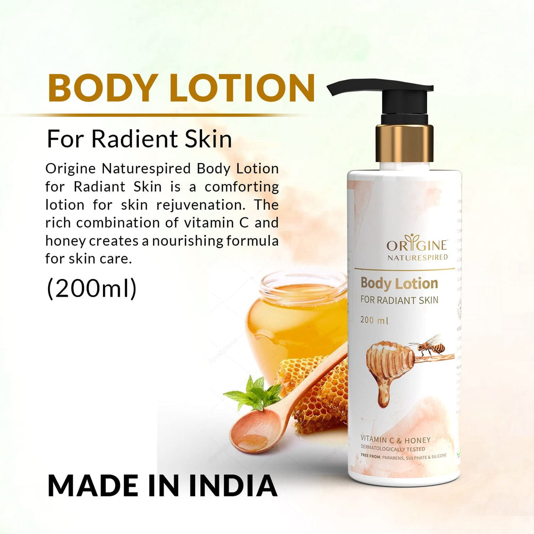 Body Lotion For Radiant Skin | Improves Smooth Radiance Of Skin, 200ml