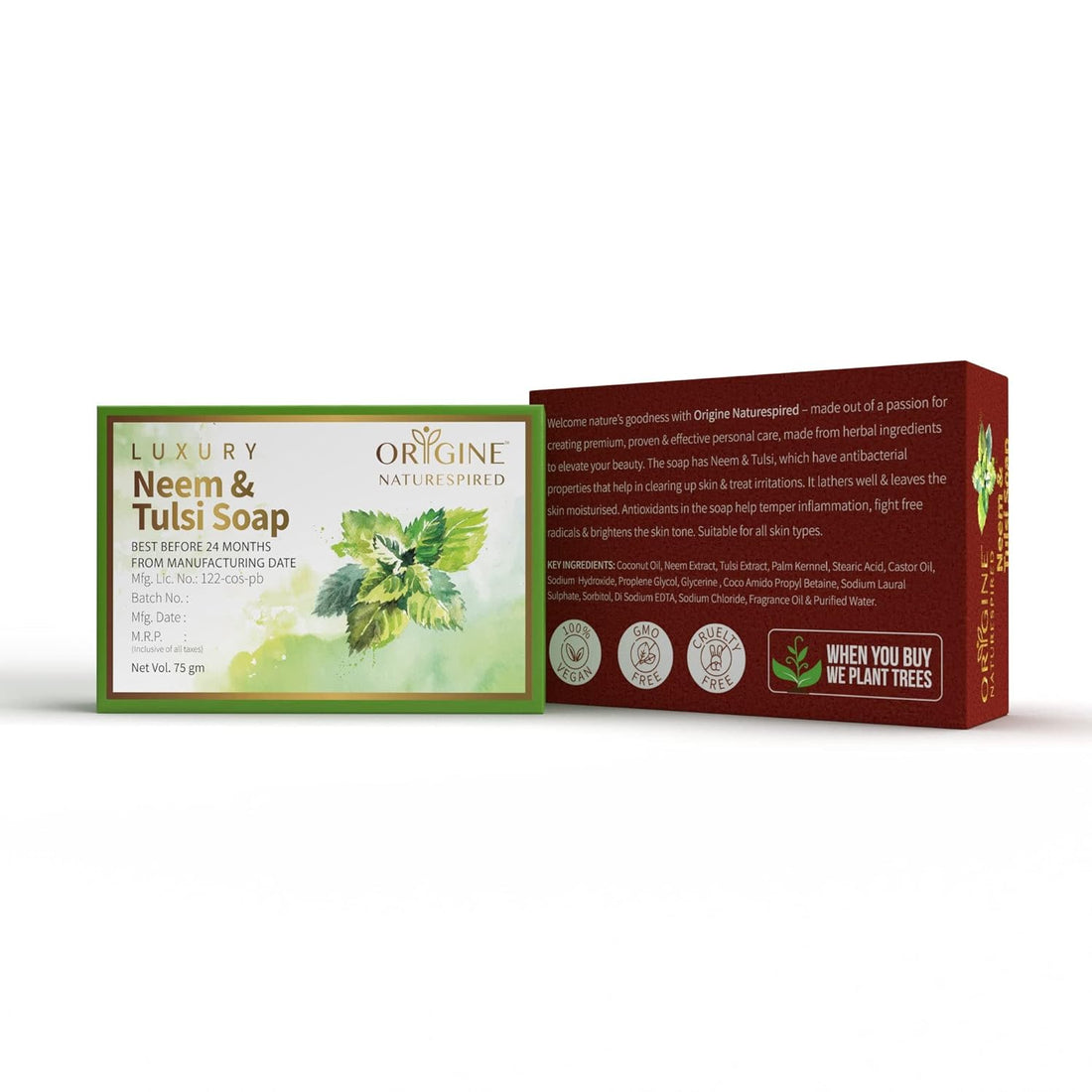 Neem & Tulsi Soap | For Refreshing And Glowing Skin , 75gm