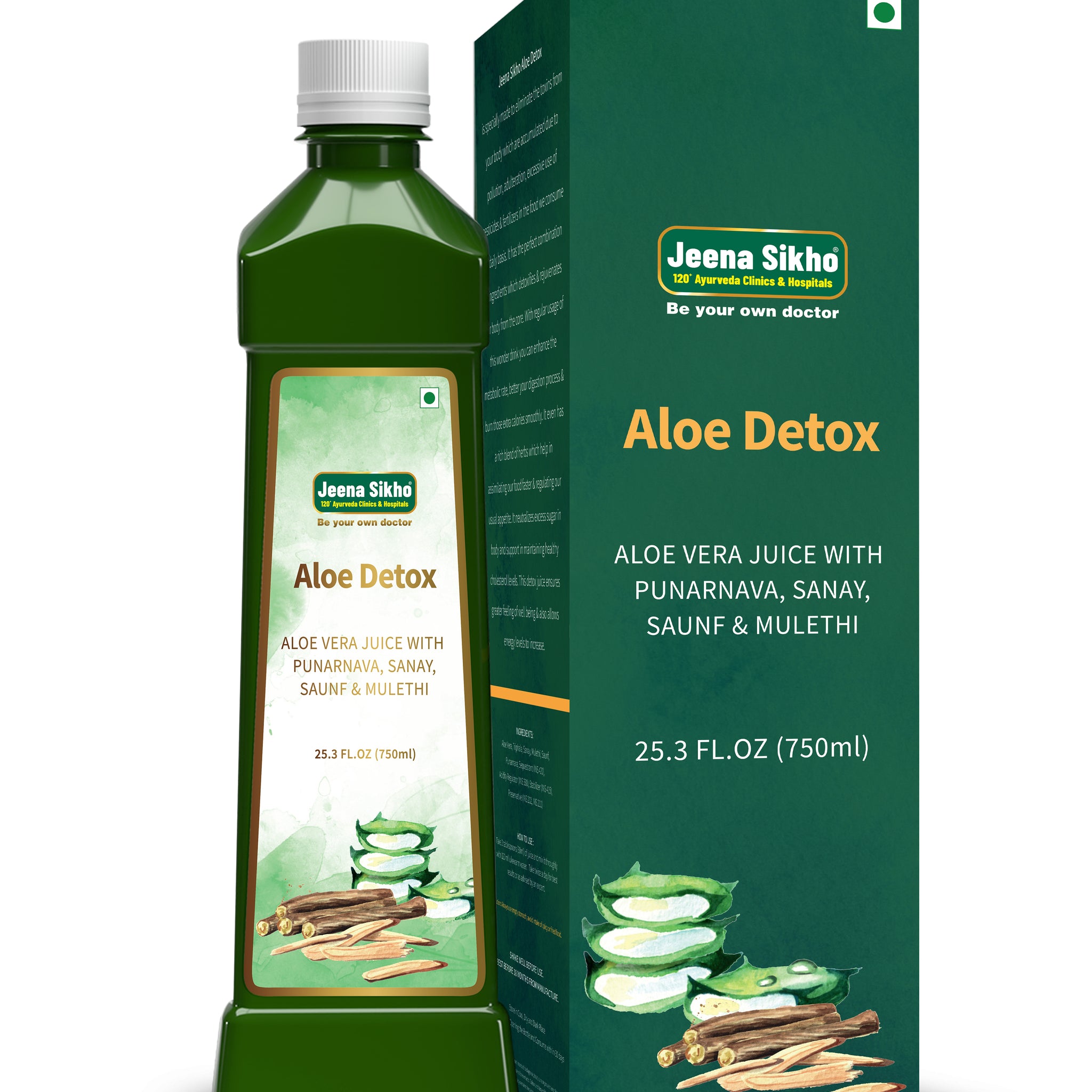 Aloe Detox Juice | For Liver And Body Detox, 750 ml