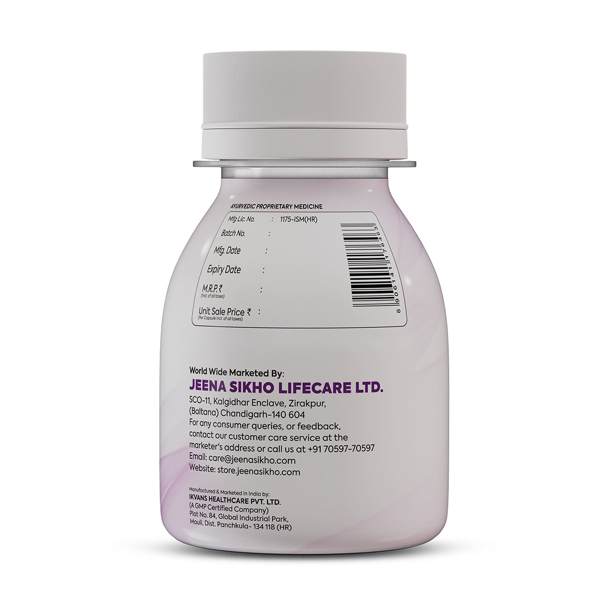 BP care product information label
