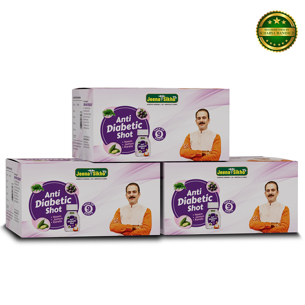 Diabetes care with herbal shot combo