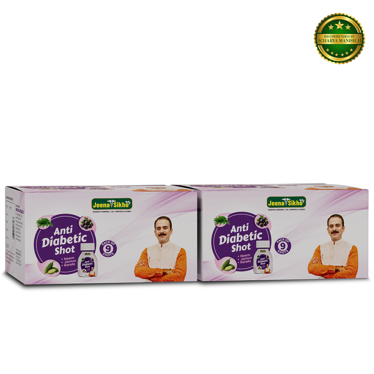 Diabetes care with herbal shot combo