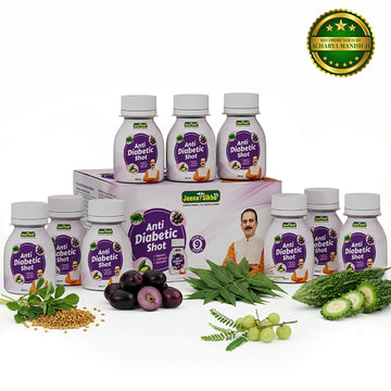 Anti Diabetic Shot | Ayurvedic Blood Sugar & Metabolic Support | Shot 60 ml Pack of 9