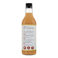 Apple Cider Vinegar back label showing product details and usage with organic apple ingredients