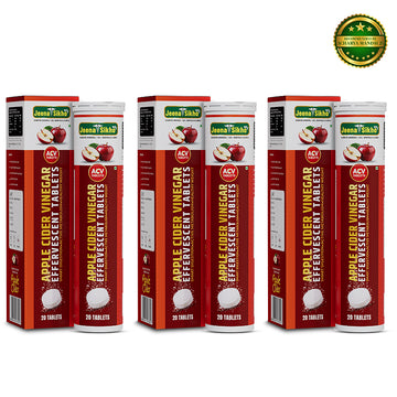 Apple Cider Vinegar Effervescent Tablets | Improves Digestion, Metabolism & Daily Wellness