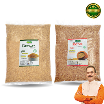 Barnyard Millet 1 kg & Kodo Millet 1 kg Combo Pack | Good For Overall Health