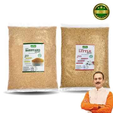 Barnyard Millet 1 kg & Little Millet 1 kg Combo Pack | Good For Overall Health