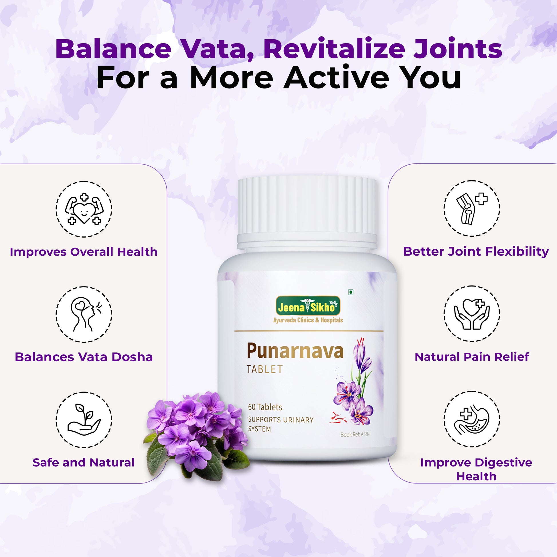 Kidney Care, joint flexibility and Vata balance