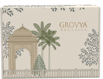 Grovya Organics Assorted Fragrance Hamper | Alcohol-Free Roll-On Perfume Oils with Complimentary Rose Water Mist | Natural Gifting Set