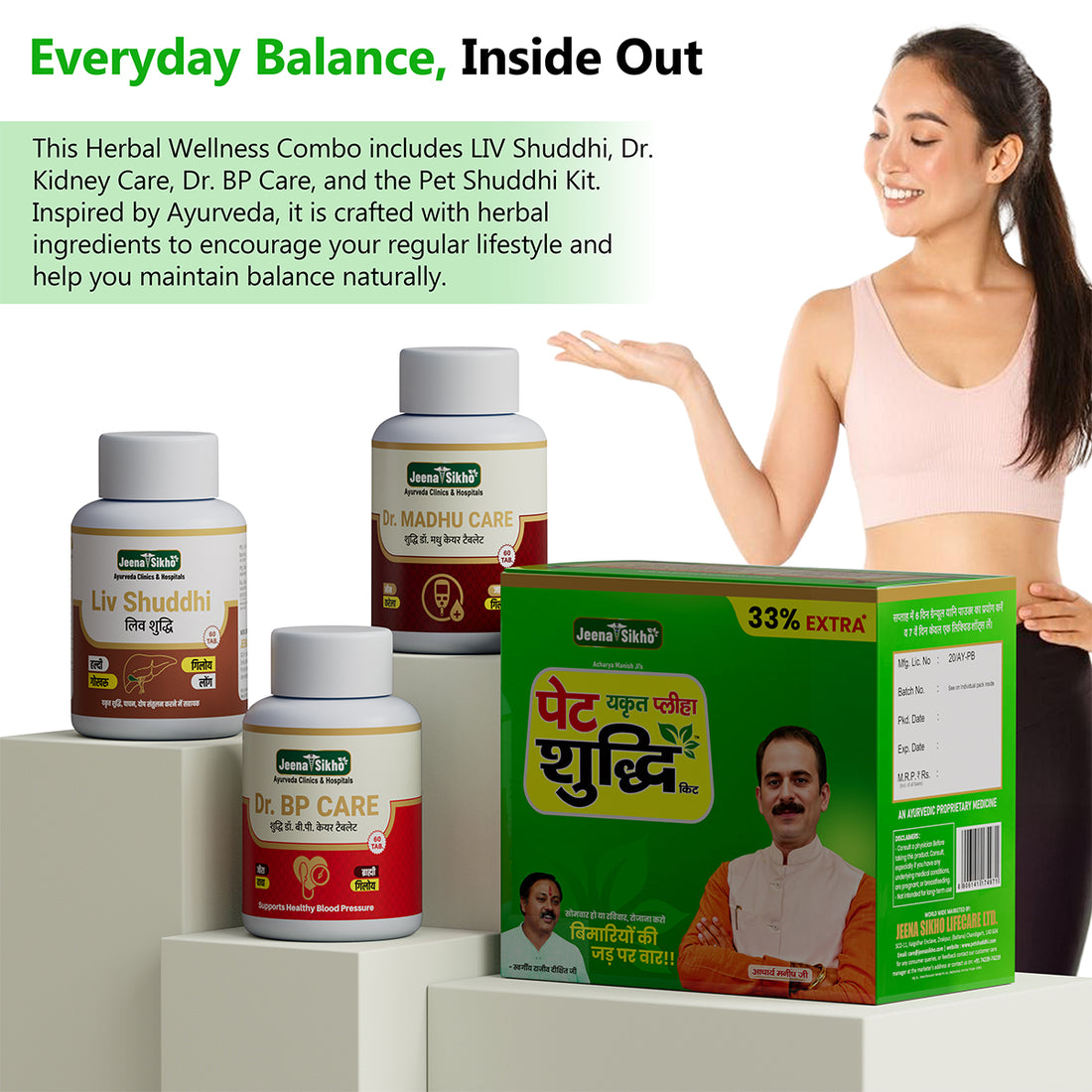 Pet Yakrit Pleeha Shuddhi Kit | Pet Yakrit Pleeha, Liv Shuddhi, BP Care & Madhu Care