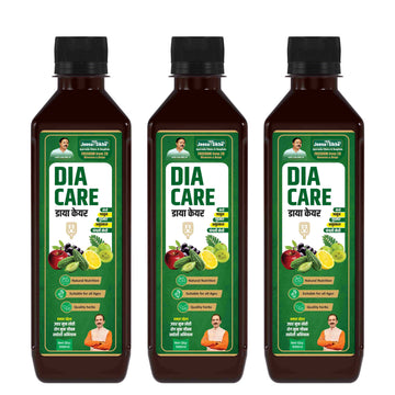 BP care with three juice bottles