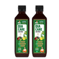 BP care with two herbal juice bottles