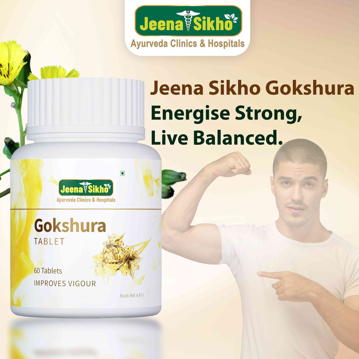 Kidney Care Gokshura tablets for energy and vigour