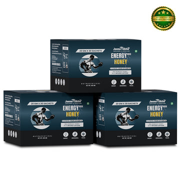 Energy Max Honey Sachets | Honey & Caffeine Pre-Workout Energy Support