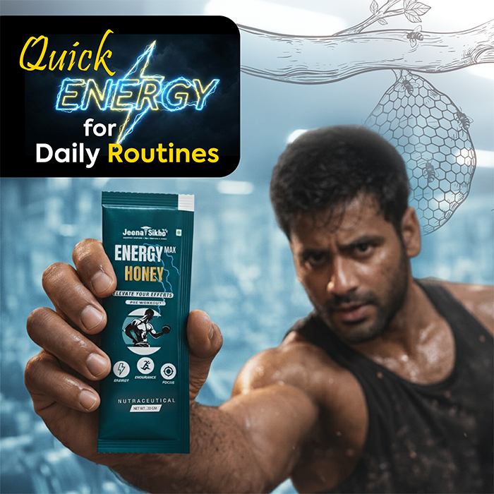 Energy Max Honey Sachets | Honey & Caffeine Pre-Workout Energy Support