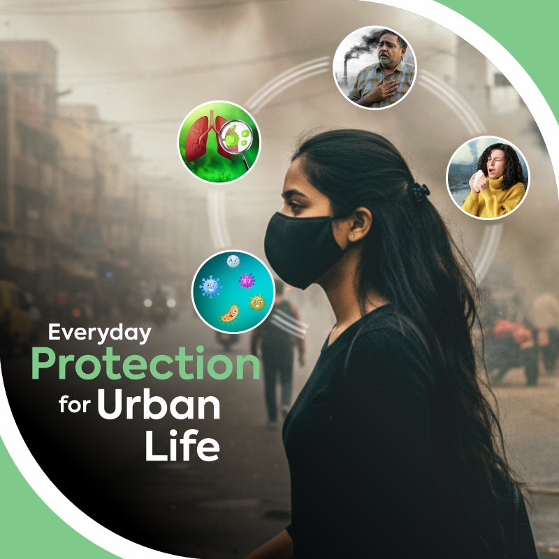 Daily wear-friendly, breathable mask for herbal lungs care