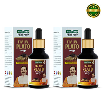 Fiv Liv Plato Drops | Ayurvedic Fever Support Drops for Temperature Balance & Immunity