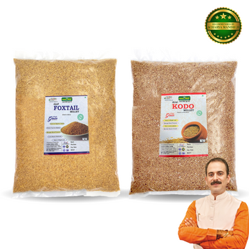 Foxtail 1 kg & Kodo 1 kg Millets Combo Pack | Great For Digestion & Energy