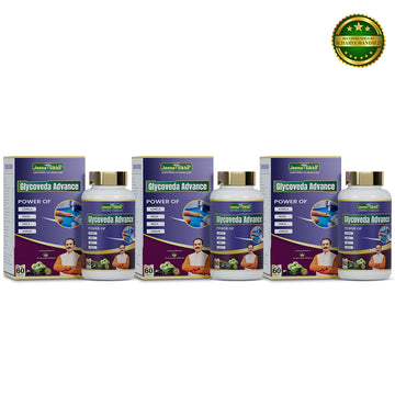 Glycoveda Advance | Ayurvedic Herbal Tablets with Neem, Amla & Jamun | Maintains Daily Metabolic Balance & Herbal Wellness Routine