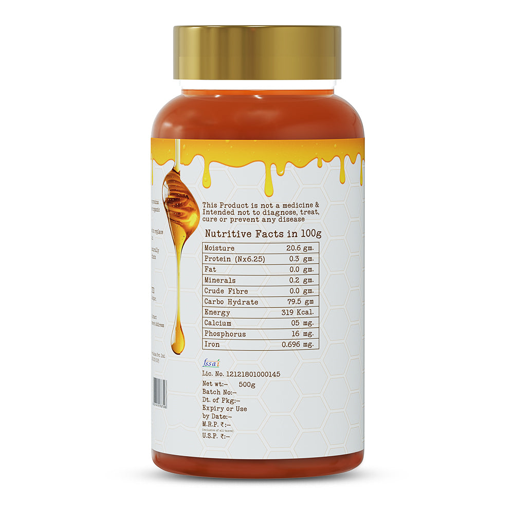 Grovya Organics Pure Natural Honey | 500 gm