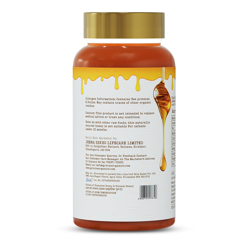 Grovya Organics Pure Natural Honey | 500 gm
