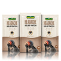 Three Headache Relief Patch packs displayed together for everyday headache comfort