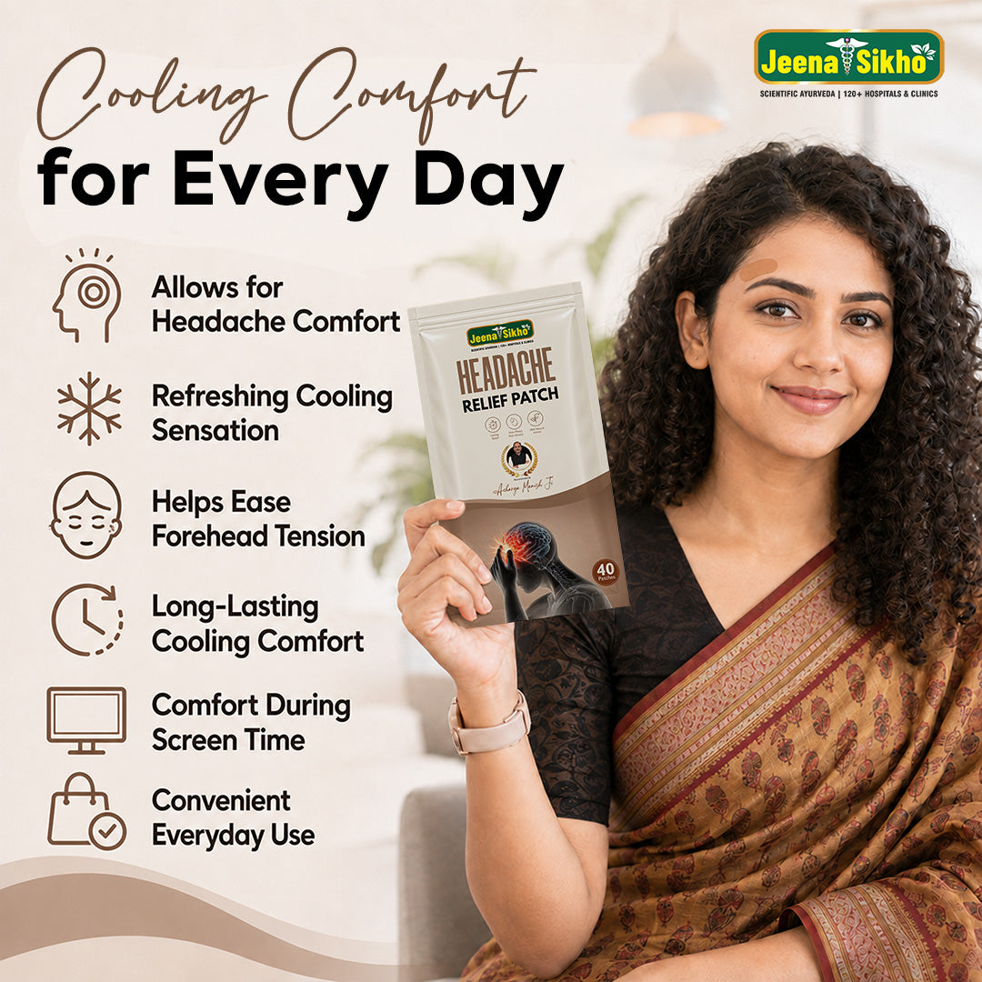 Headache Relief Patch provides cooling comfort for everyday use