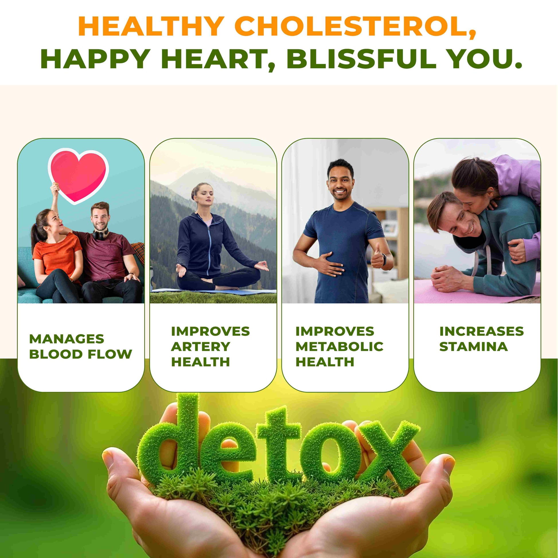 Heart Care with blood flow artery metabolism support
