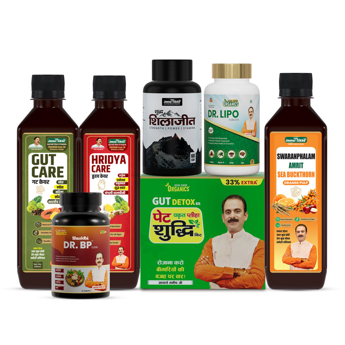 Heart, Cholesterol & BP Care Ayurvedic Wellness Combo