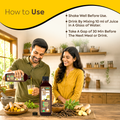 Lungs care with 10ml juice mix and usage steps