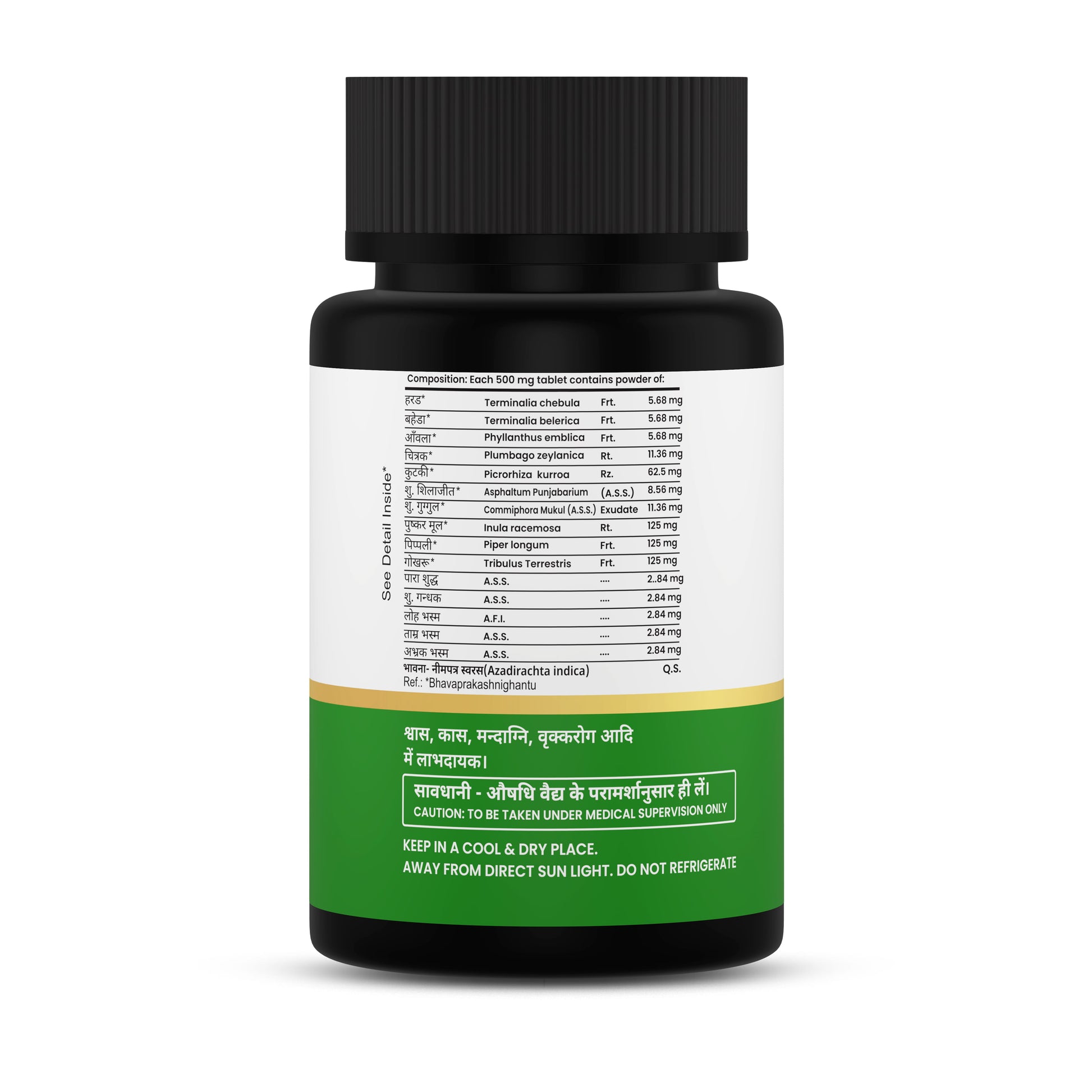Lungs care dosage and storage information
