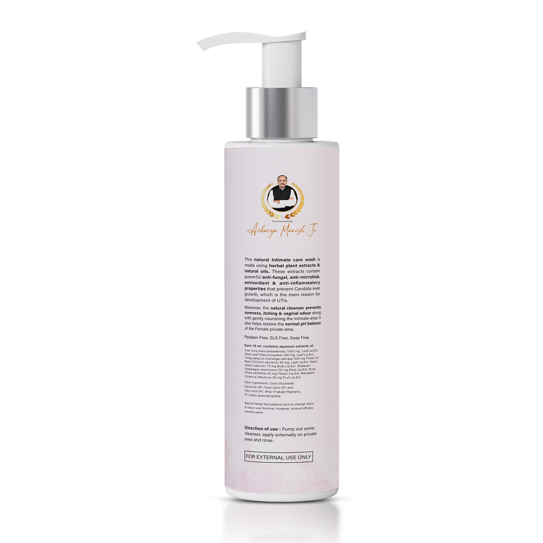 Intimate Care Wash | Gentle Feminine Hygiene & Freshness Care with Aloe Vera & Herbal Extracts | 200 ml