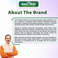 Heart Care brand with founder story and trust values