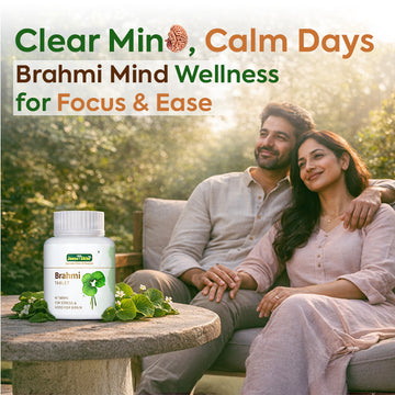 Brahmi Tablets | Memory Booster, Focus Enhancer, Stress Control & Brain Health Support
