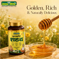 Golden natural honey from Jeena Sikho for Ayurvedic wellness
