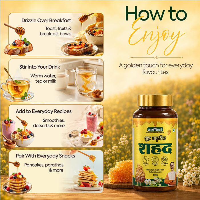 Jeena Sikho Ayurvedic honey for everyday wellness