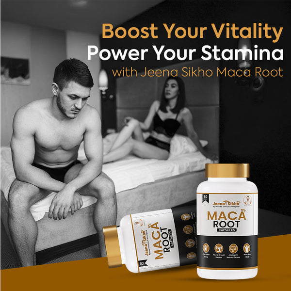 Maca Root Capsules | Provides Stamina, Strength & Daily Wellness | Adaptogenic Plant-Based Formula