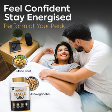 Maca Root Capsules | Provides Stamina, Strength & Daily Wellness | Adaptogenic Plant-Based Formula