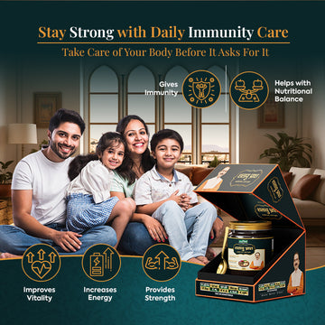 Shatayu Prash | Ayurvedic Chyawanprash for Strength, Stamina and Daily Wellness, For Kids & Adults, Made with Kesar & Salampanja