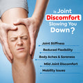 Is Joint Discomfort Slowing You Down banner with Noni Juice and benefits of noni fruit