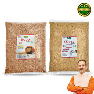 Little Millet 1kg & Kodo Millet 1kg Combo Pack | Great For Digestion & Energy