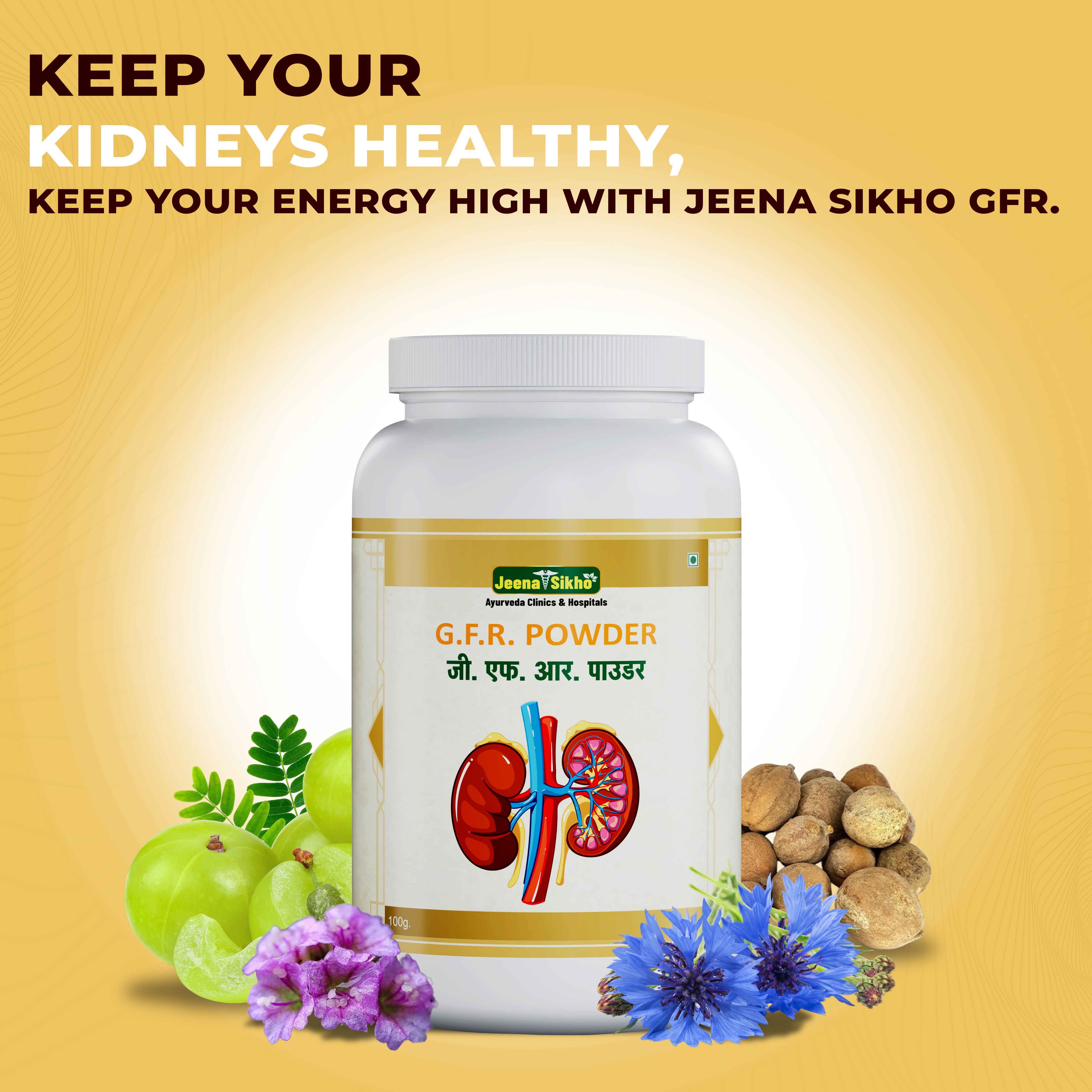 GFR Powder | Ayurvedic Herbal Kidney Care Powder for Detox, Urinary Balance & Energy Support
