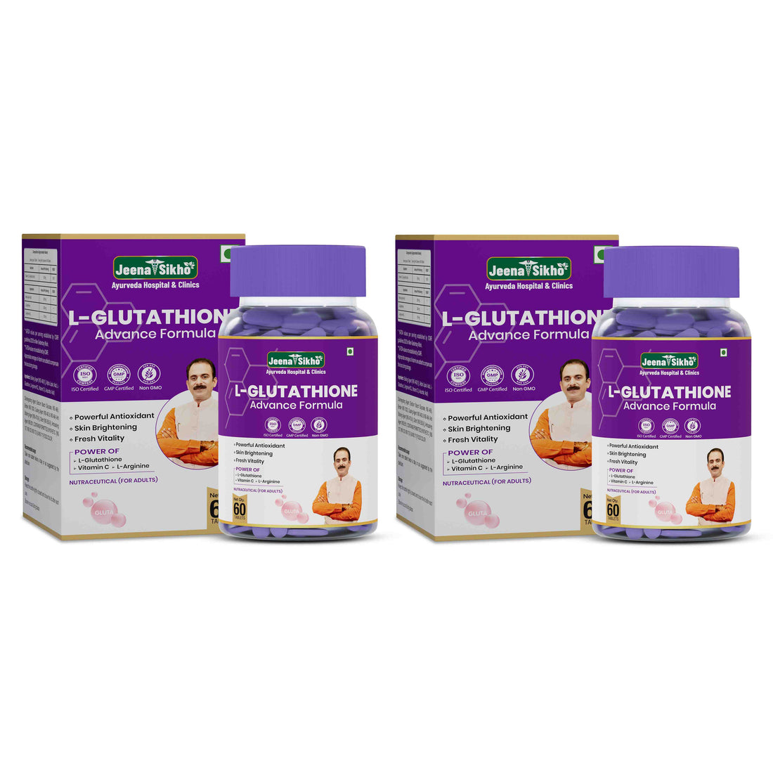 Jeena Sikho L Glutathione tablets twin pack