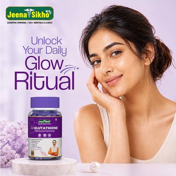 L-Glutathione Tablets | Skin Glow, Radiance & Detox Support with Vitamin C & L-Arginine