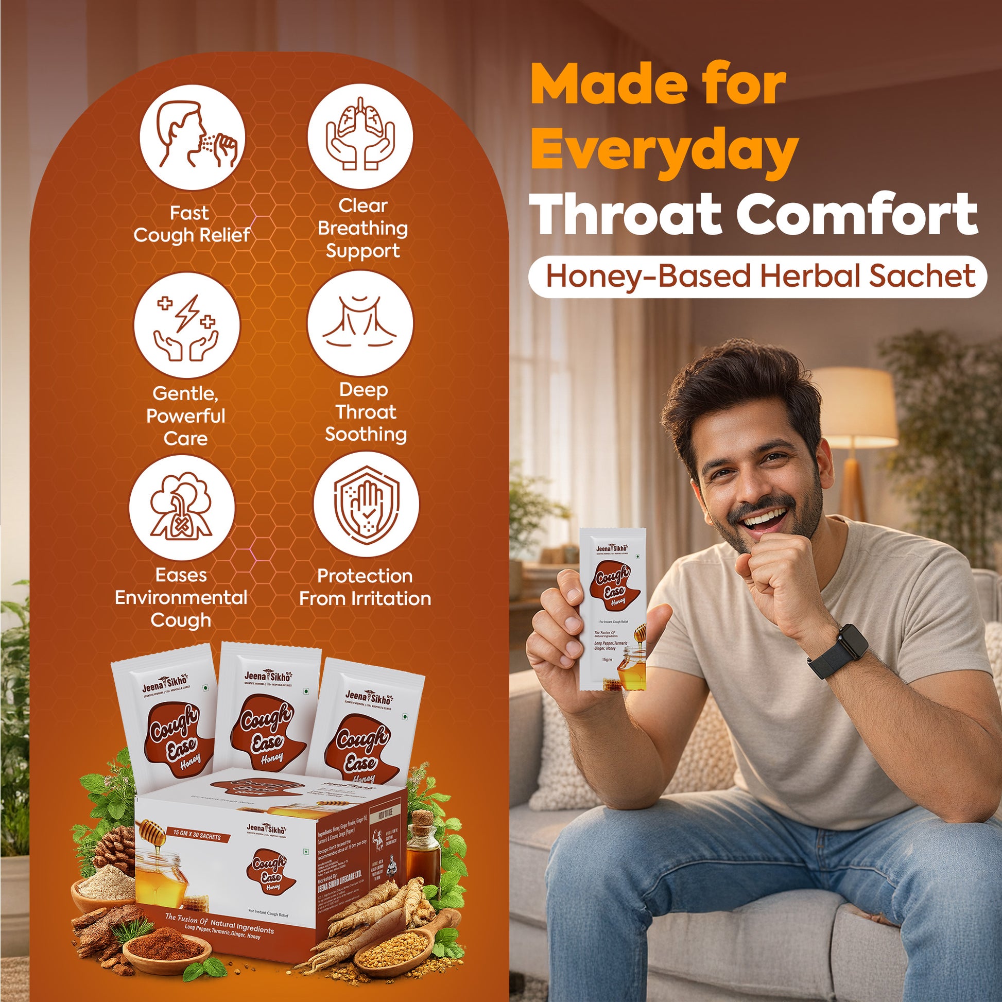 Lungs care supports clear breathing