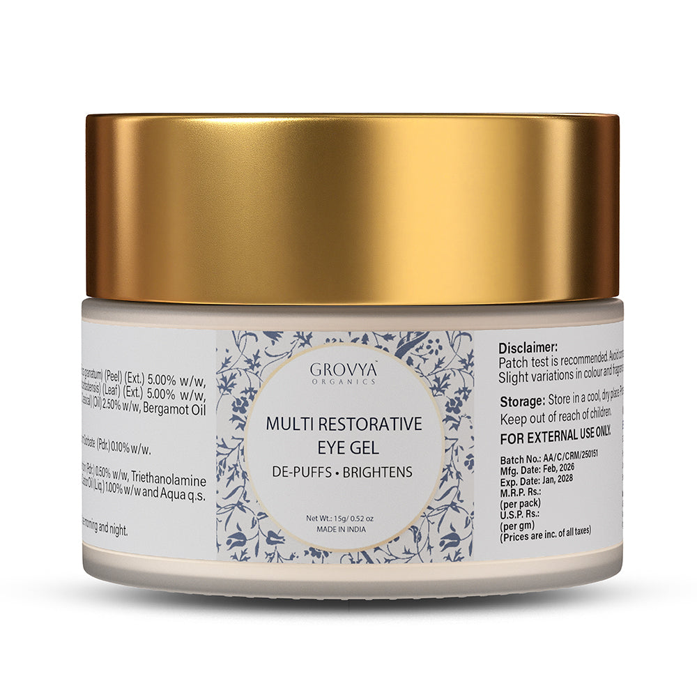 Multi Restorative Eye Gel | For Dark Circles & Eyes Puffiness | 15 g