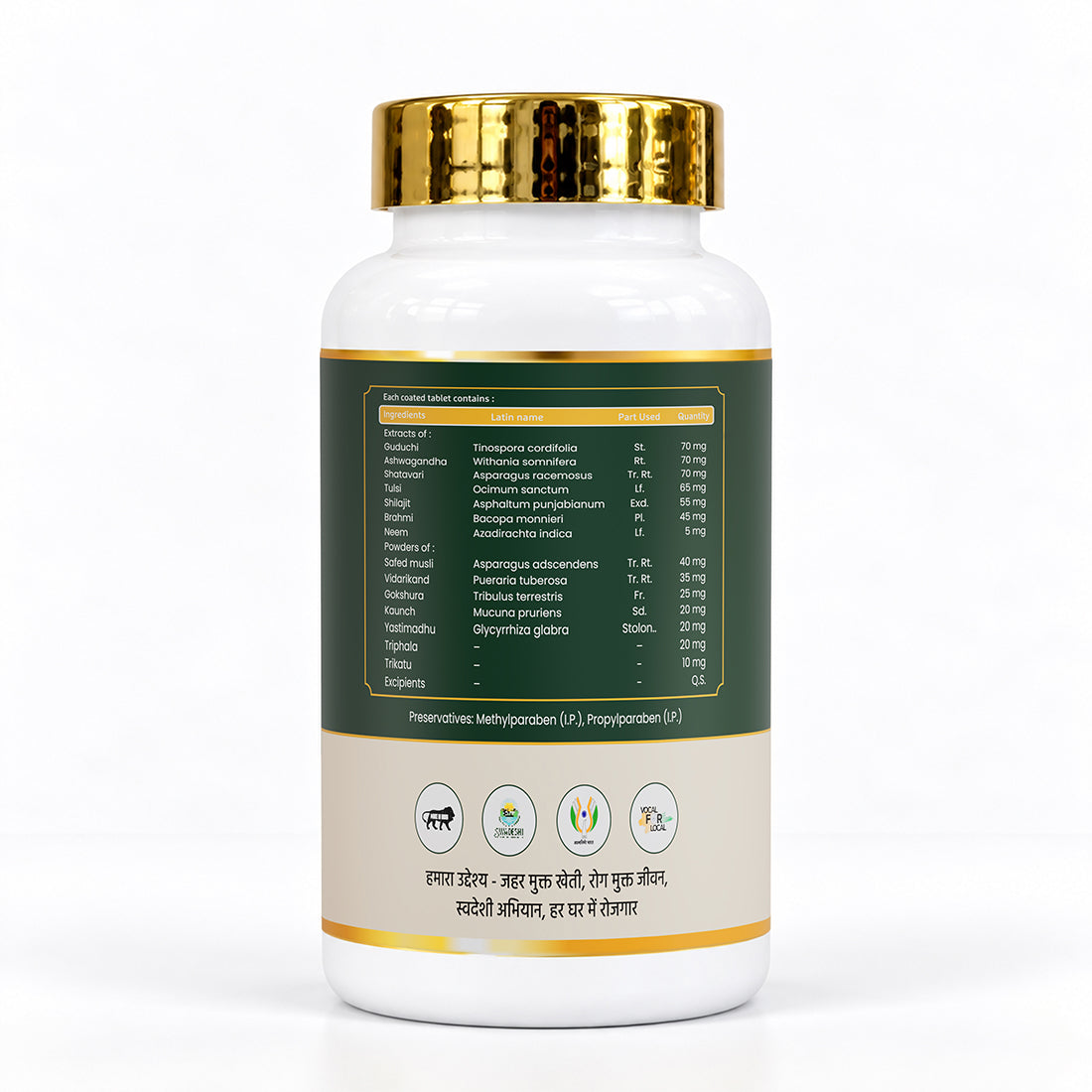 Nirogyam Vati | Respiratory & Immunity Support | Guduchi, Ashwagandha, Tulsi & Shatavari | 60 Tablets