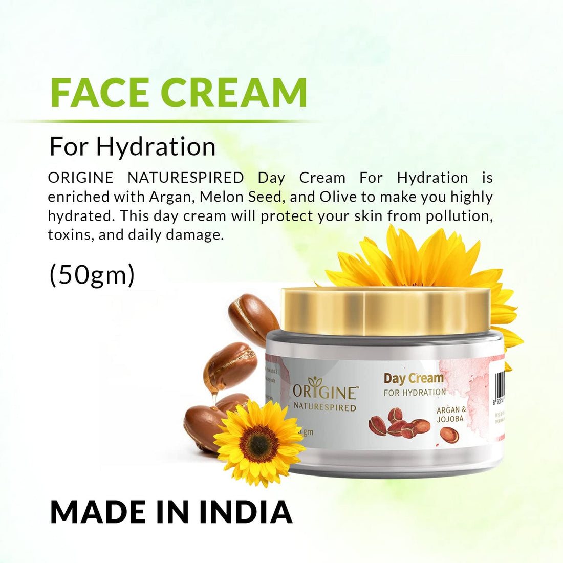 Day Cream For Hydration | Increases Deep Hydration Of Skin, 50gm